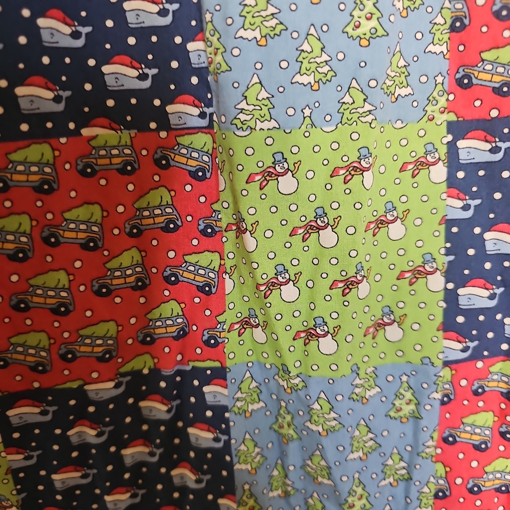 Vineyard Vines Multicolor Patchwork Flannel Block… - image 3